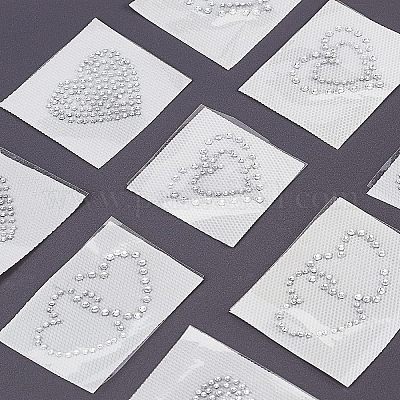 Блеск исправления горный хрусталь (термоклей на спине) DIY-FG0001-45-1