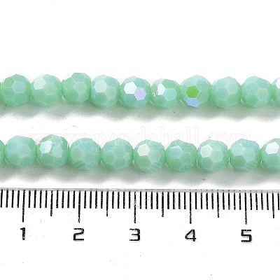 Непрозрачное стекло бисер нитей EGLA-A035-P6mm-L14-1