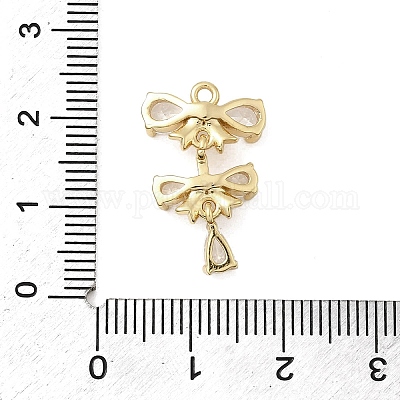 Латунные микро проложить кубического циркония подвески KK-A275-18D-G-1