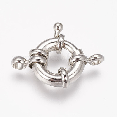 Латунная застежка пружинного кольца KK39-1