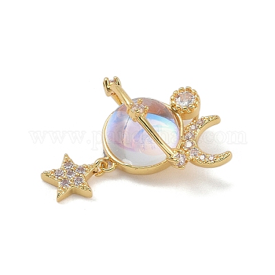 Стойки обшивки латунь кулон KK-H476-15G-1