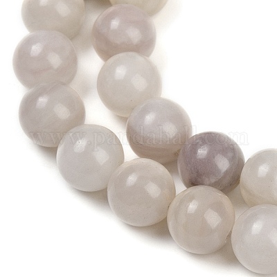 Нити бусин из натурального розового кроличьего волоса с рутиловым кварцем G-H093-B05-14mm-1