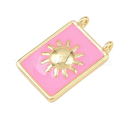 Латунь эмаль подвески KK-L251-01G-D02-1