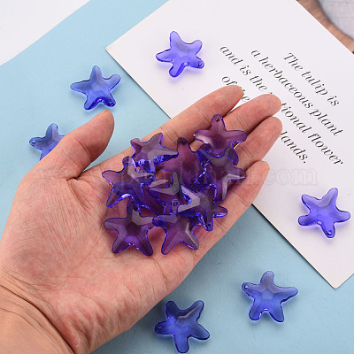 Прозрачные акриловые бусины&nbsp;TACR-S154-58B-936-1