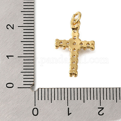 Стойки обшивки латунь микро проложить Циркон подвеску ZIRC-F142-40G-1