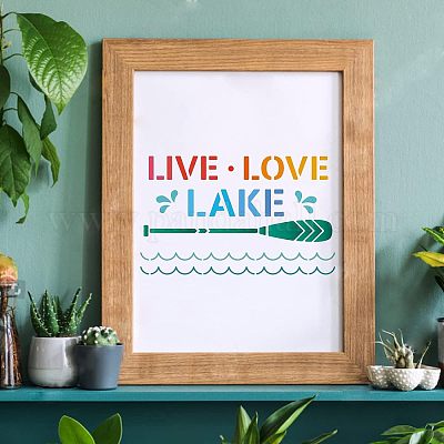 Большие пластиковые многоразовые шаблоны трафаретов для рисования DIY-WH0202-108-1