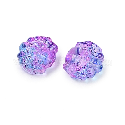 Прозрачные стеклянные бусины DGLA-E004-11F-1