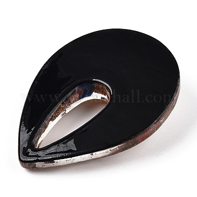 Ручной золотой песок Lampwork большие кулоны LAMP-S189-14B-1