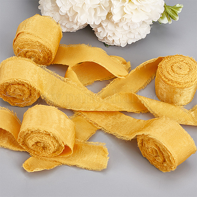 5 рулон атласной бахромчатой ленты длиной 5 м SRIB-DR0001-01D-1