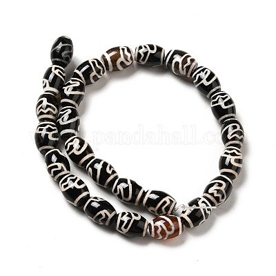 Тибетского стиля DZI бисер нитей G-F726-A07-1