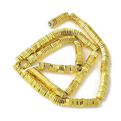 Гальванические нити из синтетических немагнитных гематитовых бусин G-H020-B01-02-1