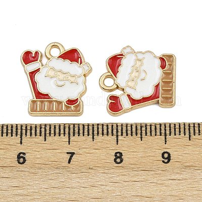 Подвески из сплава и эмали с рождественской тематикой ENAM-Z023-01G-02-1