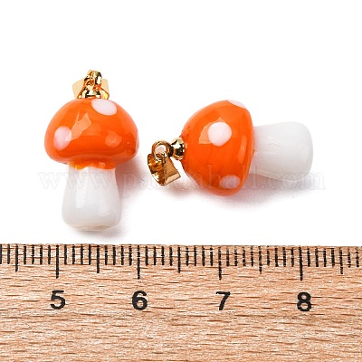 Подвески лэмпворк ручной работы LAMP-S069-08G-1