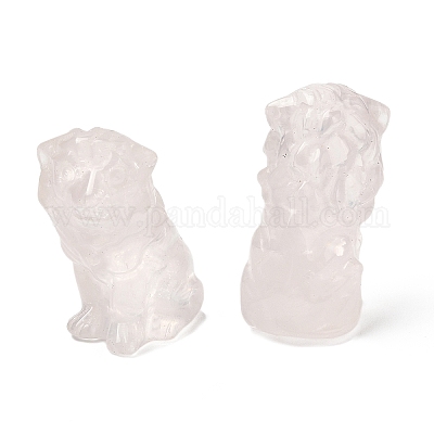 Украшение дисплея скульптуры из натурального розового кварца DJEW-Q002-01H-1