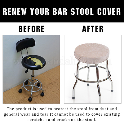 Бархатный чехол на круглый табурет AJEW-WH20020-290C-1