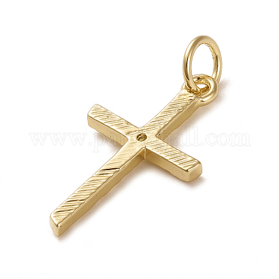 Латунные микро проложить кубического циркония подвески ZIRC-G160-50G-1