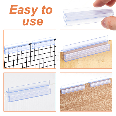 Пластиковый держатель для рекламных клипов DIY-WH0008-12-1