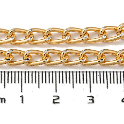 Овальные бордюрные цепи из оксидированного алюминия CHA-TAC0004-02G-1