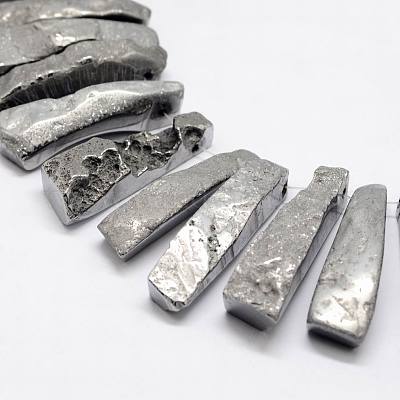 Гальванические нити шарик натуральный и окрашенный агат G-N0169-001C-1