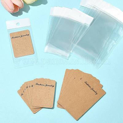 200 шт. 2 стиля прямоугольные картонные бумажные карточки для демонстрации сережек CDIS-FS0001-28-1