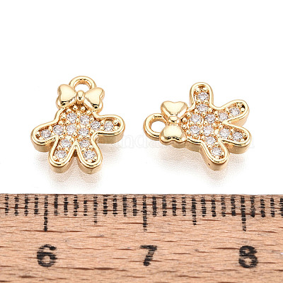 Латунные микро проложить кубического циркония подвески KK-N263-147A-G-1