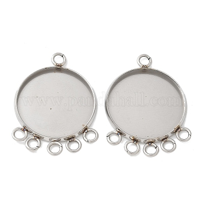 Кабошоны из нержавеющей стали 304 STAS-C117-05P-1