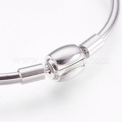 Изготовление браслетов в европейском стиле из нержавеющей стали марки 304 BJEW-I267-003B-1