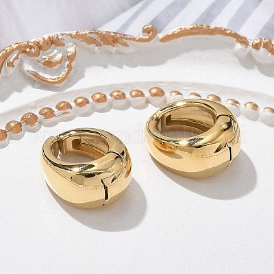 Фурнитура для амбушюров из нержавеющей стали 304 EJEW-R153-03G-02-1