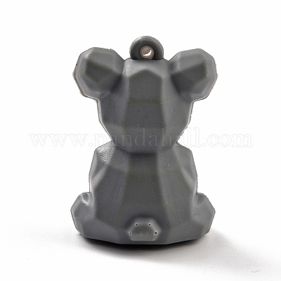 ПВХ граненые мультяшные подвески с изображением коалы FIND-B002-11-1