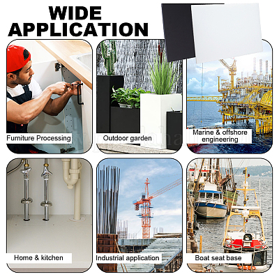 2шт 2-х цветный лист HDPE DIY-GA0008-60B-1