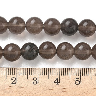 Натуральные ледяные обсидиановые бусинки G-P590-A03-8mm-01-1