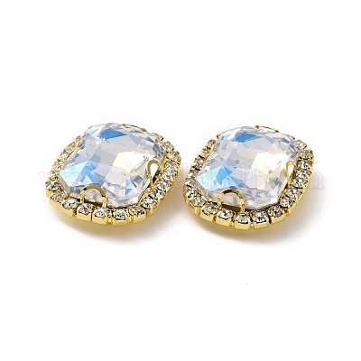 Прямоугольник восьмиугольник пришиваем стразами X1-DIY-E062-02G-01-1