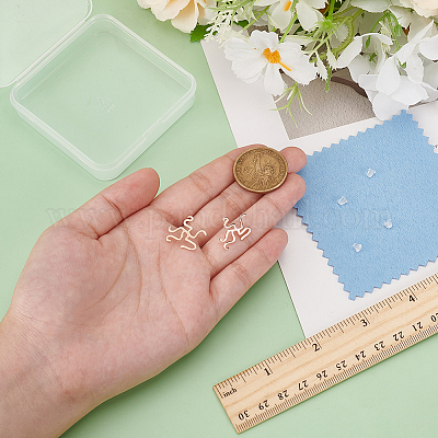 1 пара сережек-гвоздиков из стерлингового серебра STER-BC0002-68MG-1