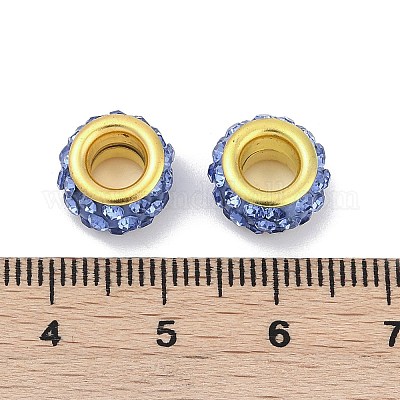 Сплав горный хрусталь глина паве бусины ALRI-D300-04G-10-1