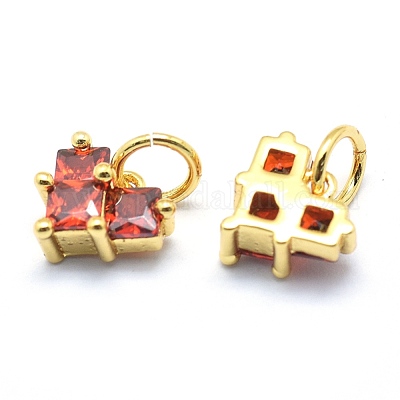 Латунь подвески ZIRC-J040-29G-01-NR-1