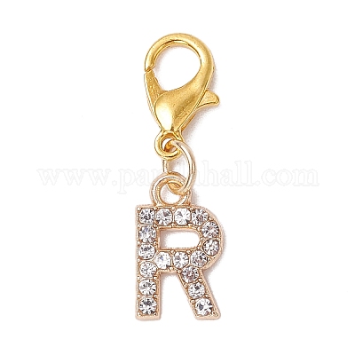 26 шт. 26 стиля подвеска из сплава со стразами HJEW-JM03172-01-1