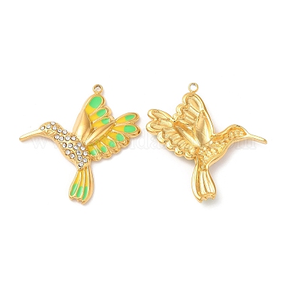 Подвески из нержавеющей стали 304 с эмалью STAS-K256-05G-01-1