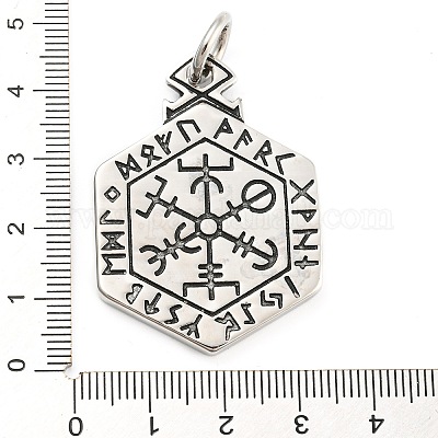 Подвески из хирургической нержавеющей стали 316L STAS-D012-04AS-1