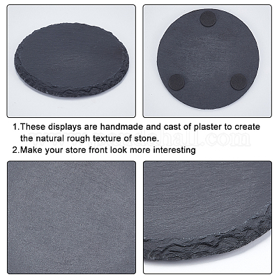 Подносы дисплея ювелирных изделий gesso EDIS-WH0021-44B-1