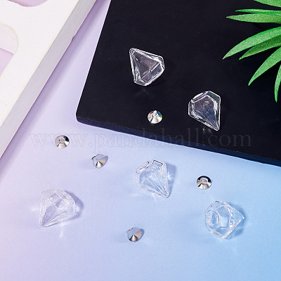 5 шт. бутылок из выдувного стекла ручной работы GLAA-TA0012-33C-1