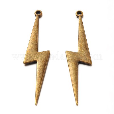 Тибетский стиль сплава молнии большие подвески PALLOY-AD92395-AB-FF-1