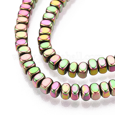 Гальванические нити из синтетических немагнитных гематитовых бусин G-T139-61E-1