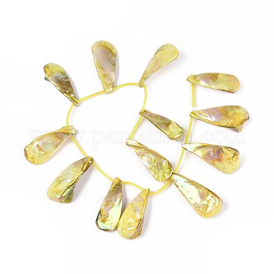 Нити бусин из натуральных пресноводных ракушек SHEL-T020-55D-1