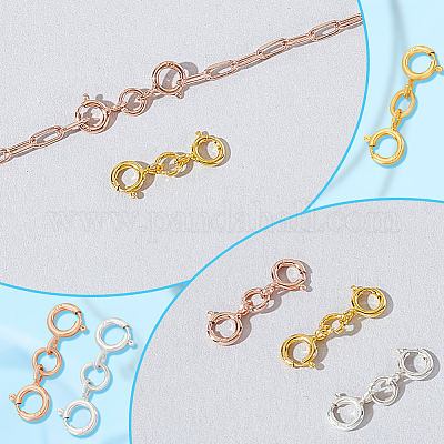 925 стерлингового серебра застежками пружинного кольца FIND-GA00002-1