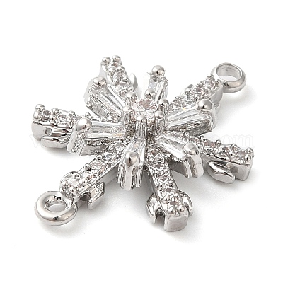 Латунные подвески из прозрачного кубического циркония KK-G503-28P-1