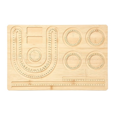 Прямоугольные доски для дизайна деревянных браслетов TOOL-YWC0003-01-1