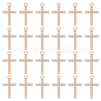 Подвески со стразами из сплава&nbsp;FIND-ME0001-59-1