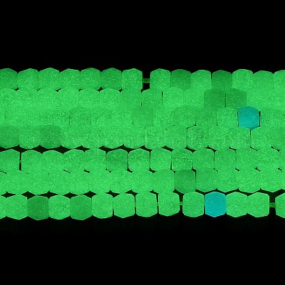 Синтетические светящиеся бусины G-C086-01B-02-1