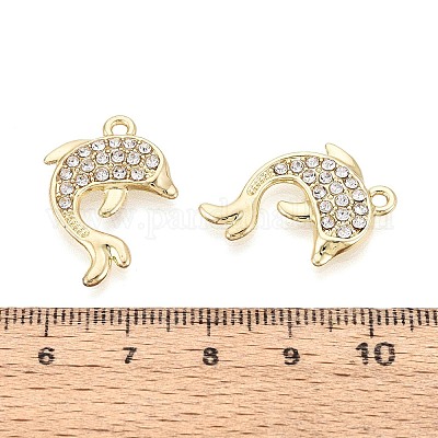 Подвески из сплава и хрусталя со стразами&nbsp;PALLOY-T095-11KCG-1