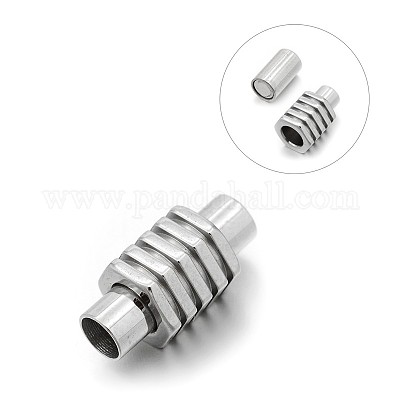 Устойчивые к потускнению гладкие трубчатые магнитные застежки из нержавеющей стали марки 304 с вклеиваемыми концами STAS-E089-38B-1